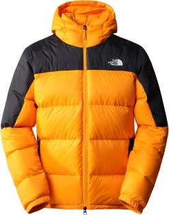 The North Face M Diablo Down Hoodie 7Q6/Cone Orange-TNF Black