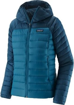 Patagonia W's Down Sweater Hoody Wavy Blue