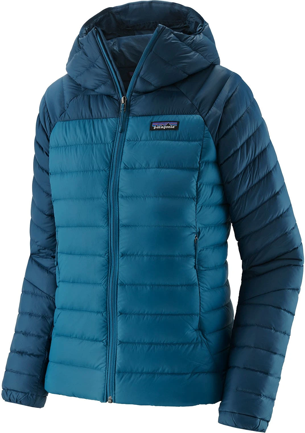 Patagonia W's Down Sweater Hoody Wavy Blue