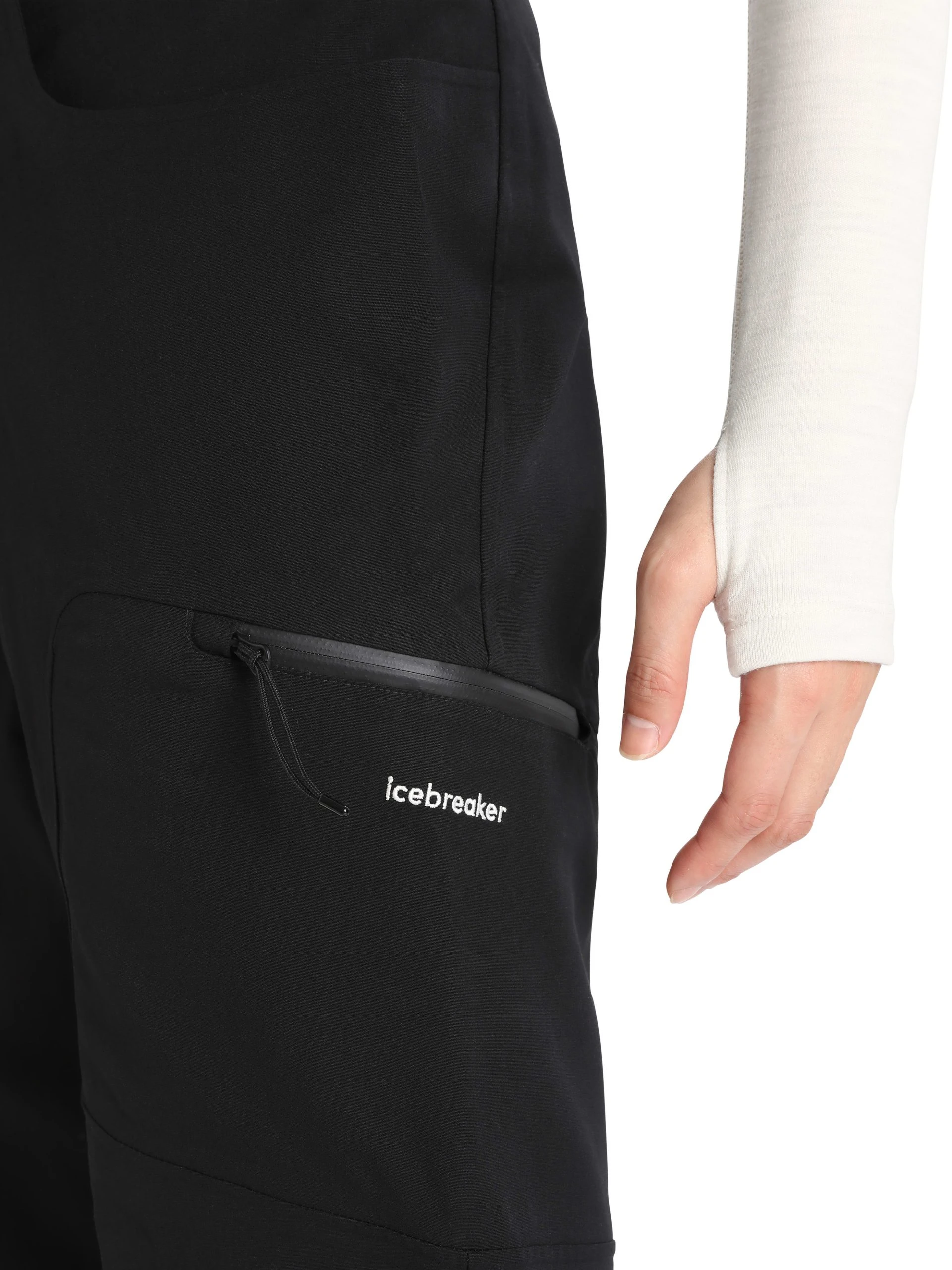 Icebreaker W Merino Shell+ Pants IB001/BLACK - Bilde 3