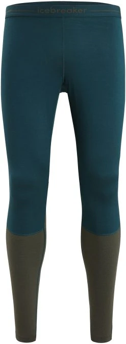 Icebreaker M ZoneKnit 200 Leggings GREEN GLORY/LODEN/CB