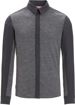 Icebreaker Women Hike LS Top GRITSTONE HTHR/MONSOON/CB