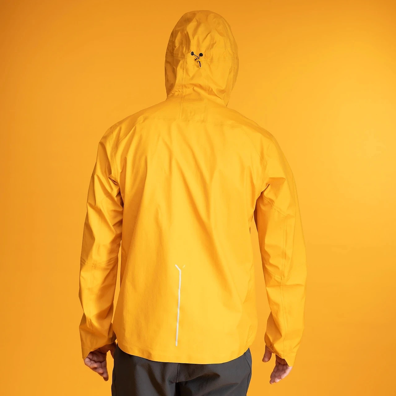 Bergans Of Norway Y LightLine Air 3L Shell Jacke Mango Yellow/Dark Shadow Grey - Bilde 3