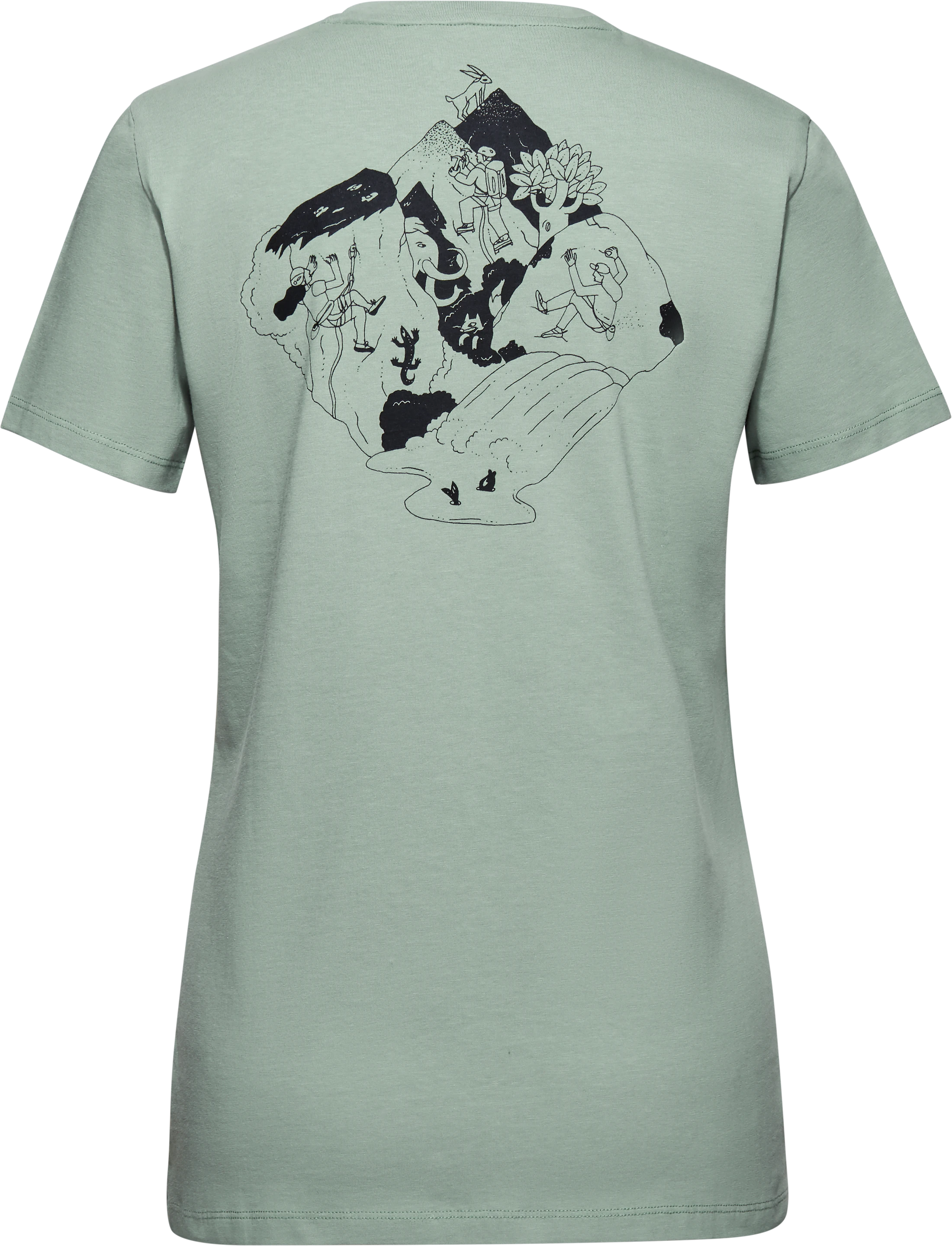 Mammut Massone T-Shirt Women Crag JADE - Bilde 4