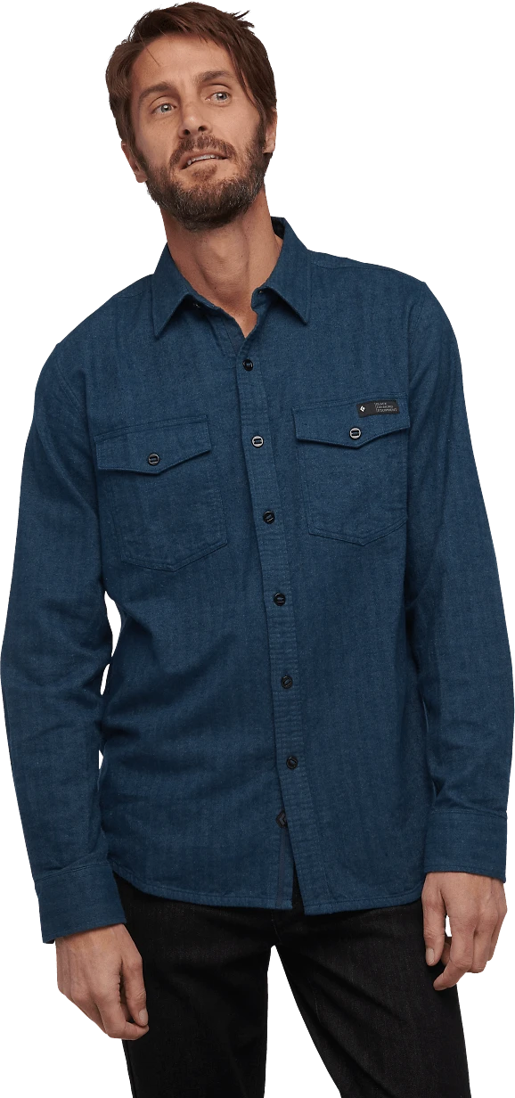 Black Diamond M Sentinel LS Flannel Shirt 4060/Indigo Heather - Bilde 2