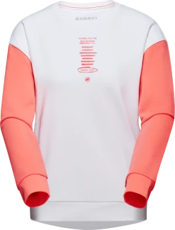 Mammut Core ML Crew Neck Women White-Salmon
