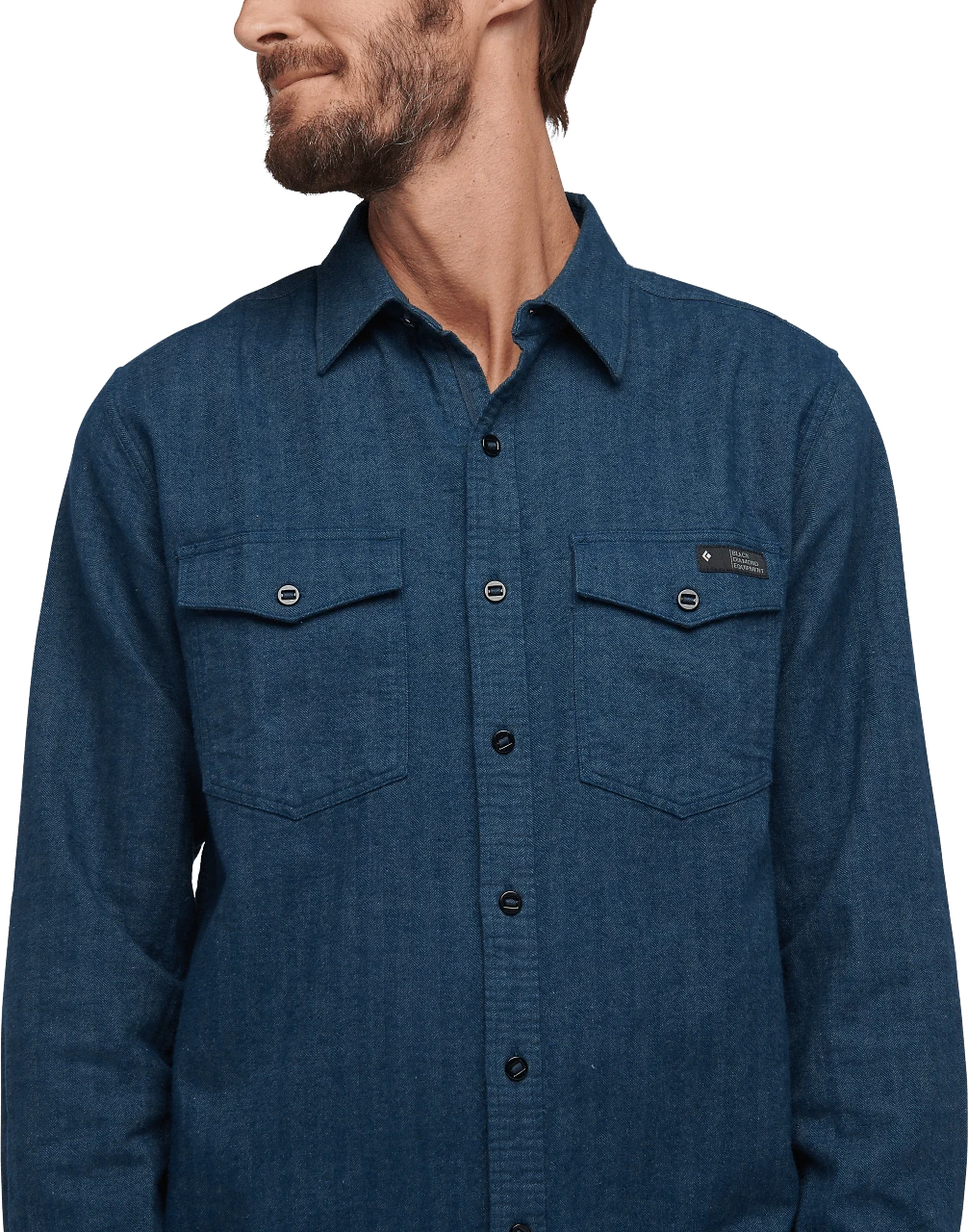 Black Diamond M Sentinel LS Flannel Shirt 4060/Indigo Heather - Bilde 3