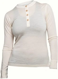 Northern Playground Ws Longsleeve Wool And Silk White