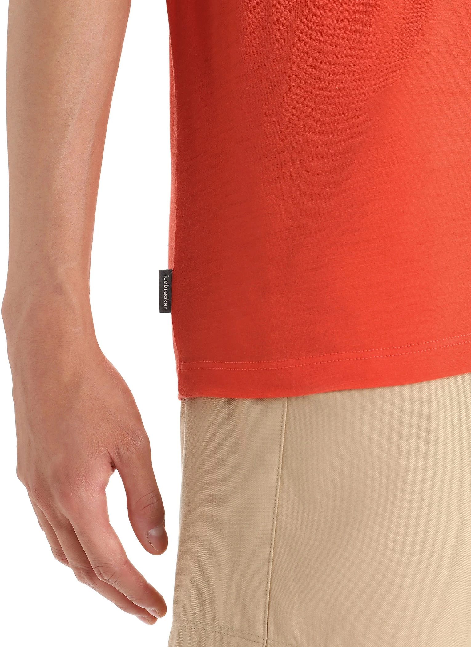 Icebreaker Men Tech Lite II SS Tee Camping Grounds VIBRANT EARTH - Bilde 6