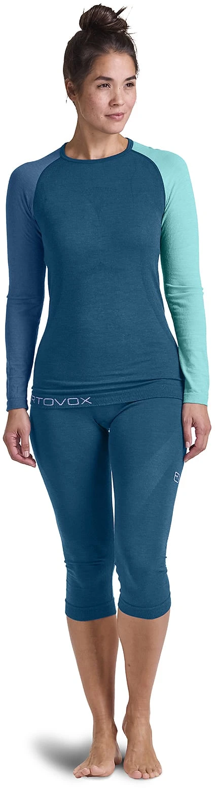 Ortovox Fleece Light Short Pants W PETROL BLUE - Bilde 2