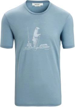 Icebreaker Men Tech Lite II SS Tee Polar Paddle Astral BLUE