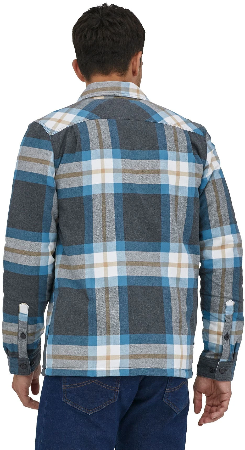 Patagonia Insulated Organic Fjord Shirt Herre Forestry: Ink Black - Bilde 3