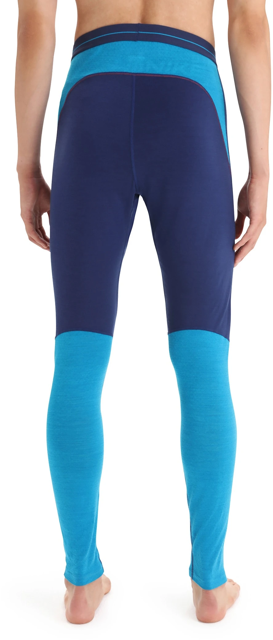 Icebreaker Men 125 ZoneKnit+ Leggings GEO BLUE/ROYAL NAVY/CB - Bilde 4