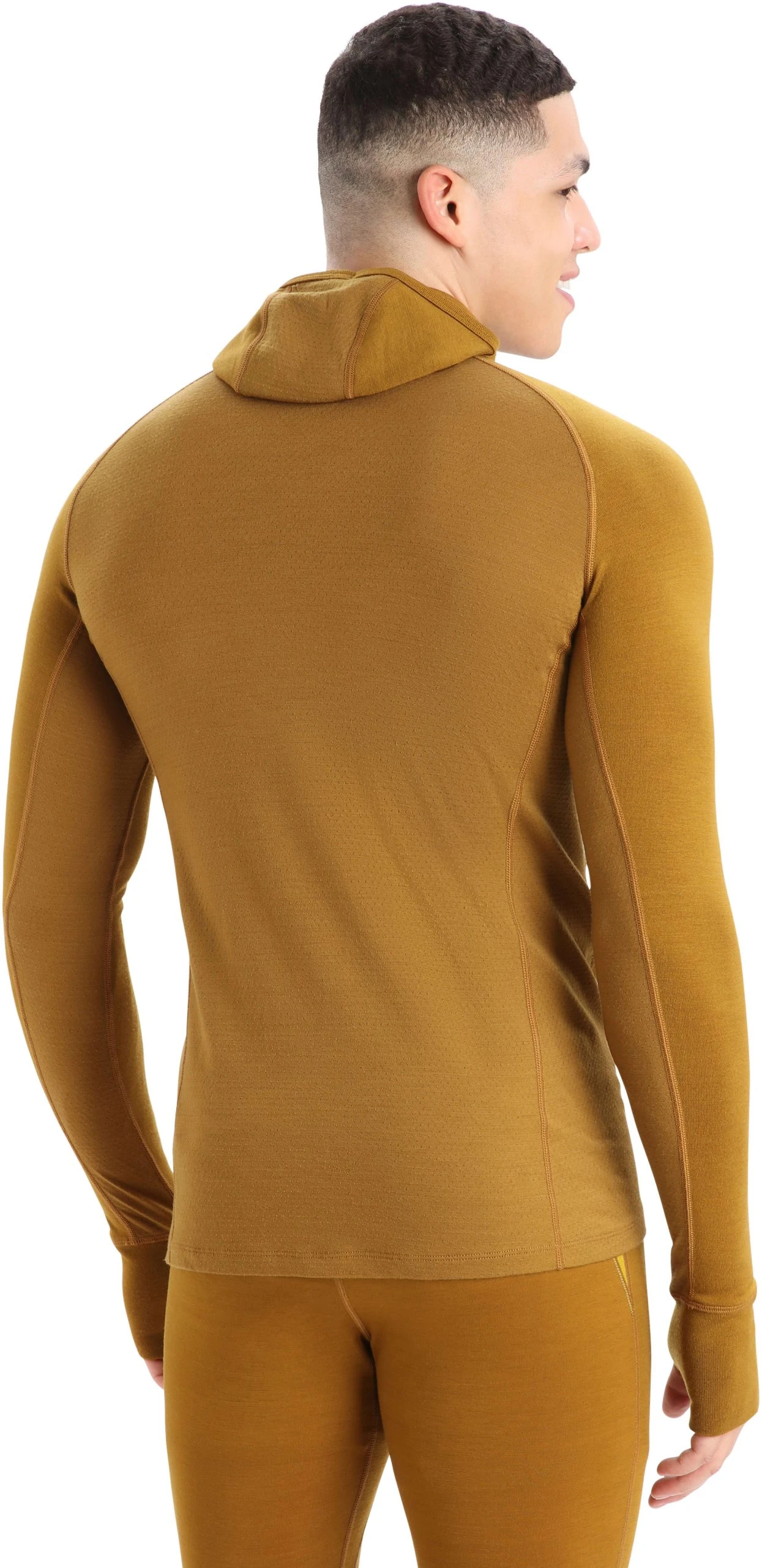 Icebreaker M ZoneKnit Insulated LS Hoodie IB556/CLOVE - Bilde 3