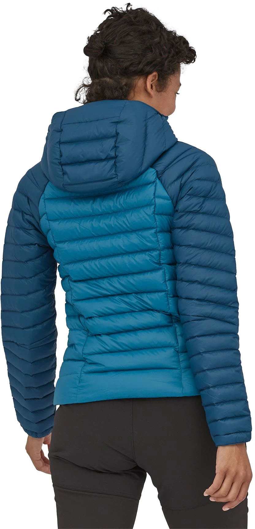 Patagonia W's Down Sweater Hoody Wavy Blue - Bilde 3