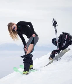 Northern Playground Ziplongs 3/4 Wool GREY