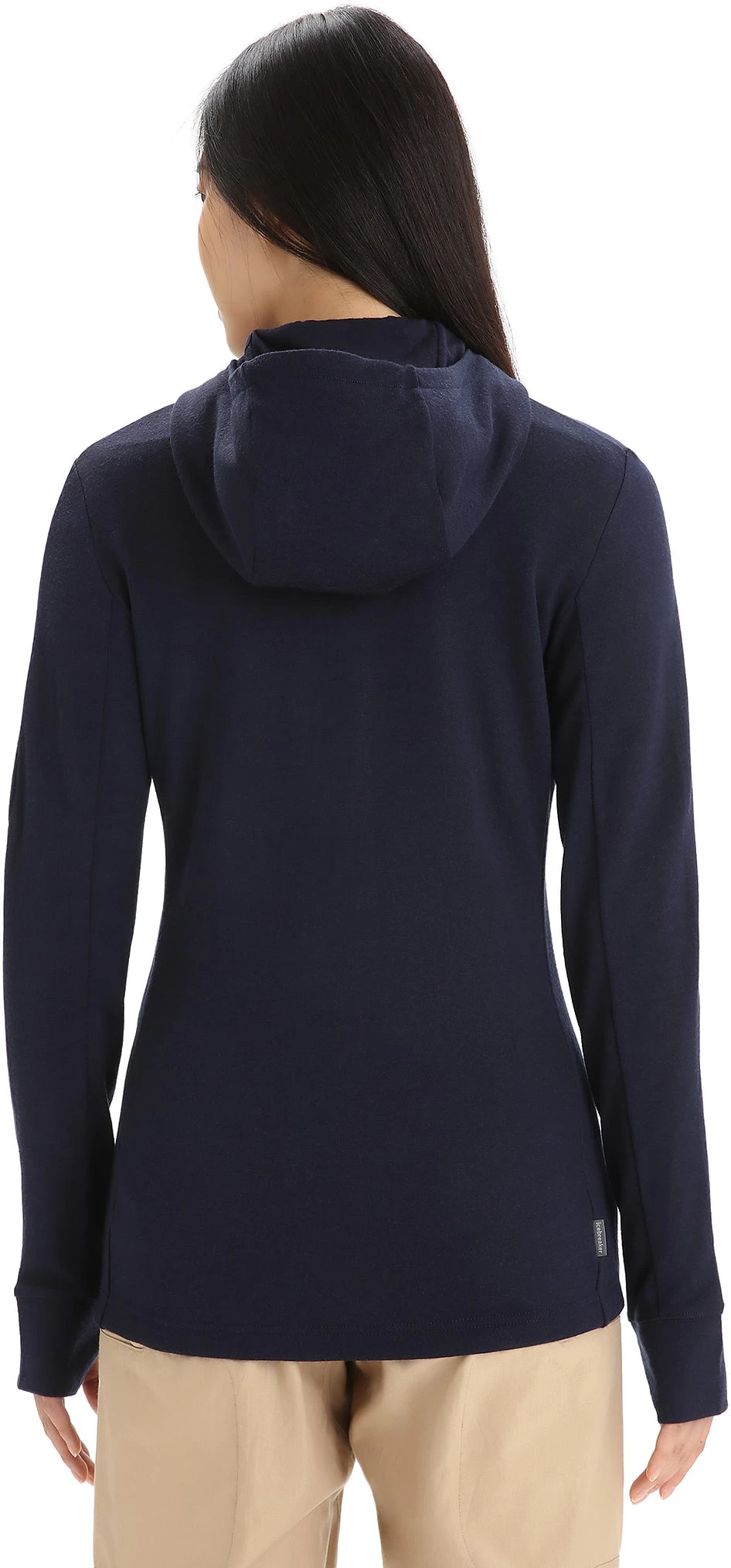 Icebreaker Quantum III LS Zip Hood Ws MIDNIGHT NAVY - Bilde 4