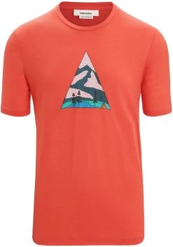 Icebreaker Men Tech Lite II SS Tee Camping Grounds VIBRANT EARTH