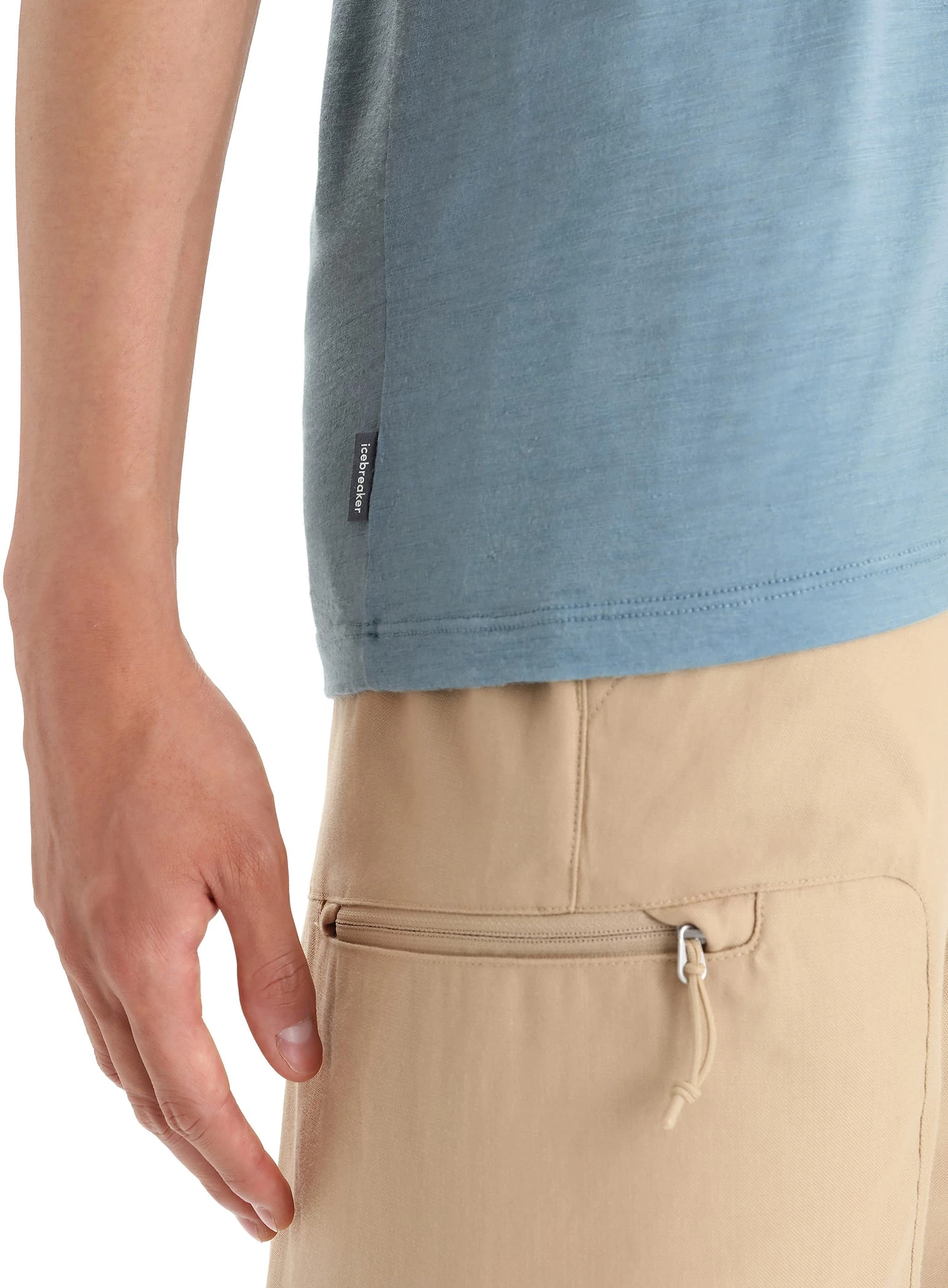 Icebreaker Men Tech Lite II SS Tee Polar Paddle Astral BLUE - Bilde 4