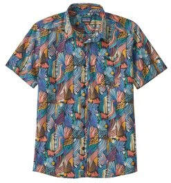 Patagonia Go To Shirt Herre Joy: Pitch Blue
