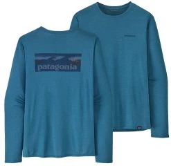 Patagonia Cap Cool Daily Graphic Herre Boardshort Logo: Wavy Blue X-D
