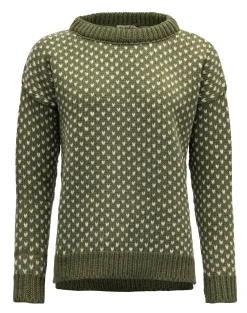 Devold Nordsjø Split Seam Sweater OLIVE