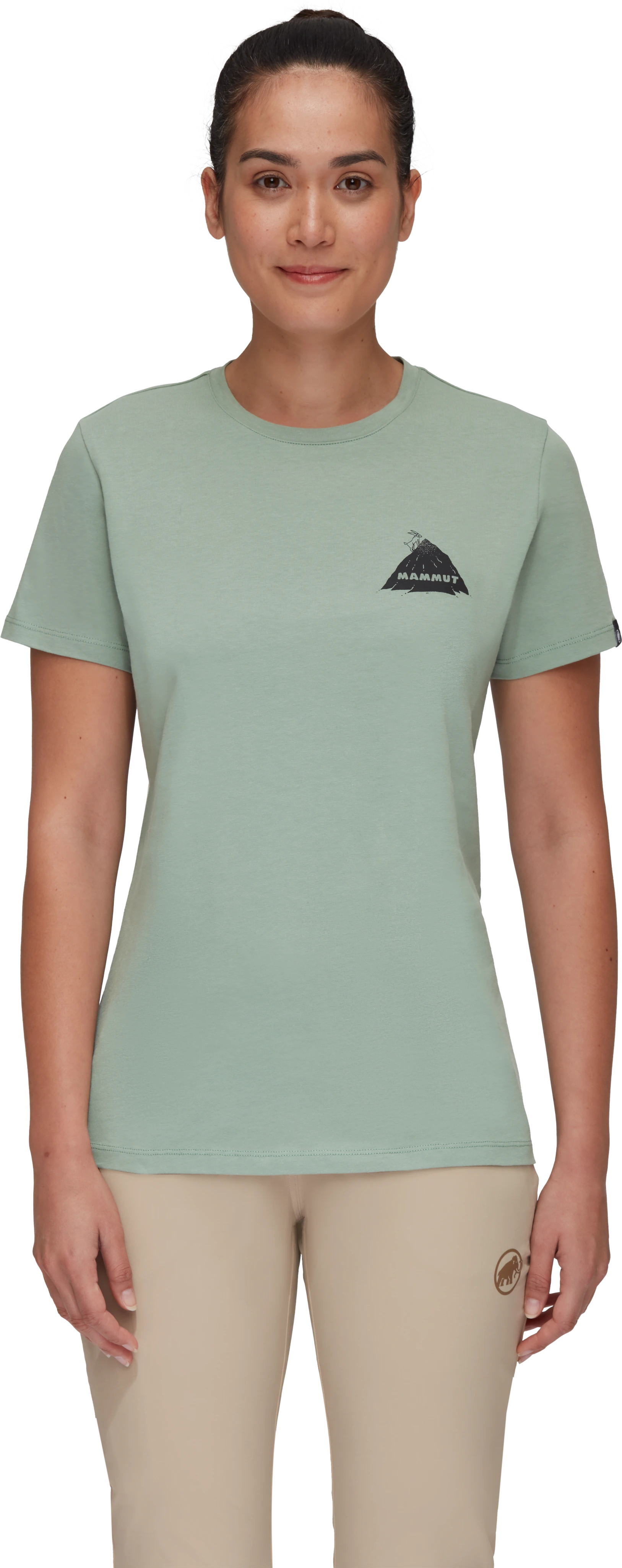 Mammut Massone T-Shirt Women Crag JADE - Bilde 2