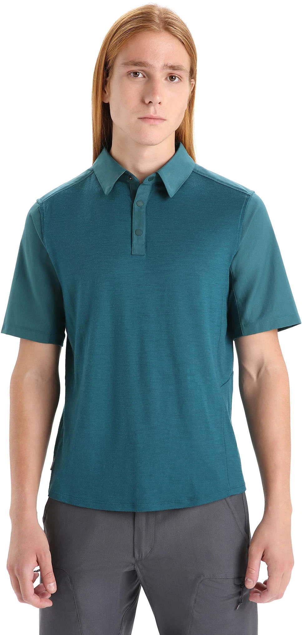 Icebreaker Men Hike SS Top GREEN GLORY - Bilde 2