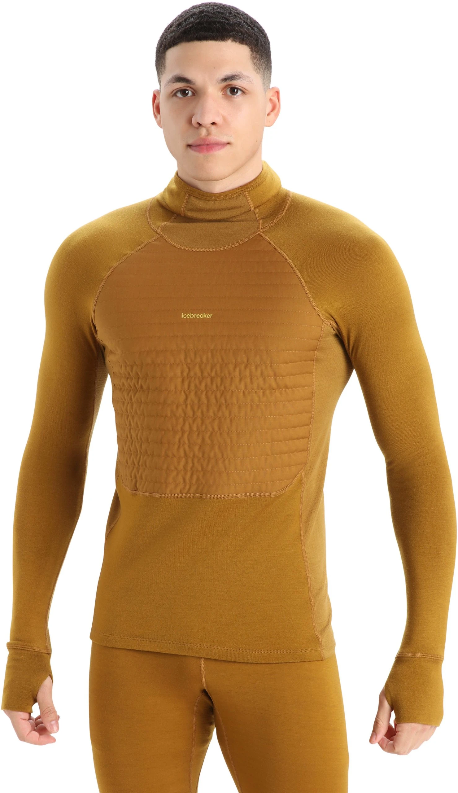 Icebreaker M ZoneKnit Insulated LS Hoodie IB556/CLOVE