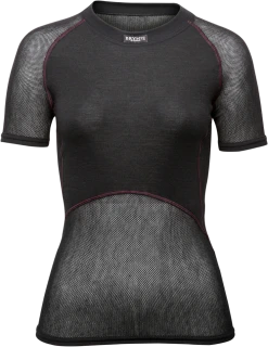 Brynje Ladies T-Shirt Wool Fine Mesh Sort