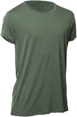 Northern Playground T-shirt Organic Wool And Silk Ms GREEN
