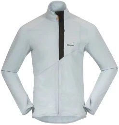 Bergans Of Norway Y LightLine Essence Midlayer Jacket Pearl Grey/Dark Shadow Grey